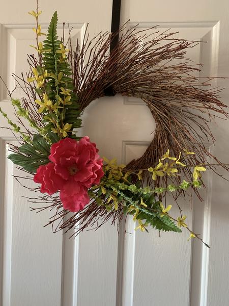 Homemade Wreath Flower
