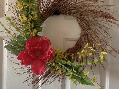 Homemade Wreath Flower