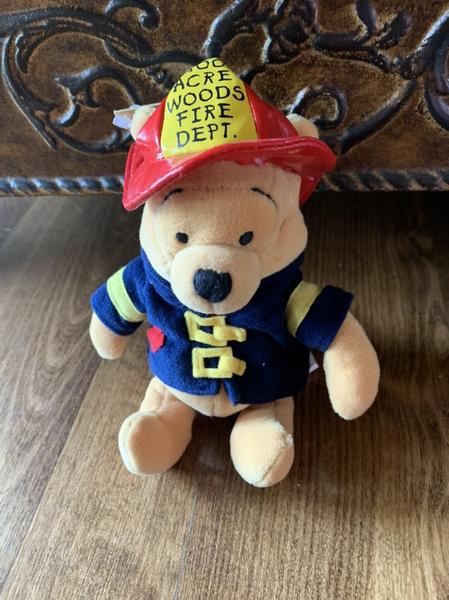 Winnie The Pooh Fire Beanie New!