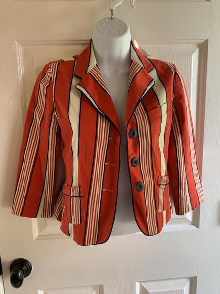Luella Dress Jacket Striped Size XS