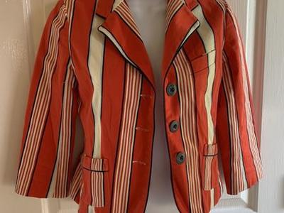 Luella Dress Jacket Striped Size XS