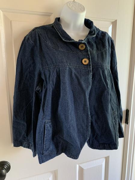 Chadwicks Jean Jacket Size Large