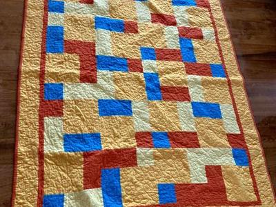 Beautiful Large Quilt 63 By 52