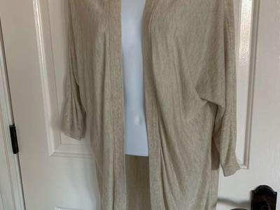 Tan Light Brown Cardigan Size Small