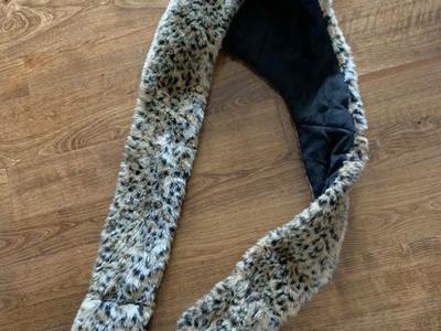 Cheetah Hat Scarf Combo