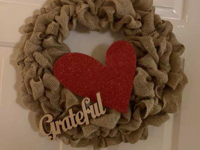 Heart Grateful Wreath