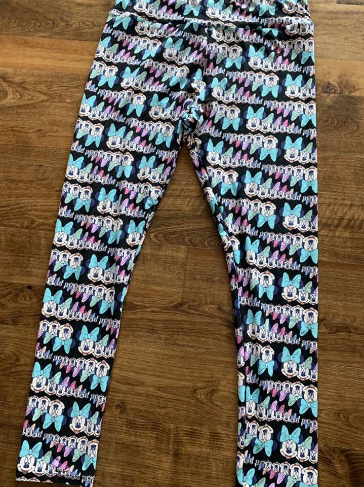 Disney Minnie Mouse Leggings Size Large New
