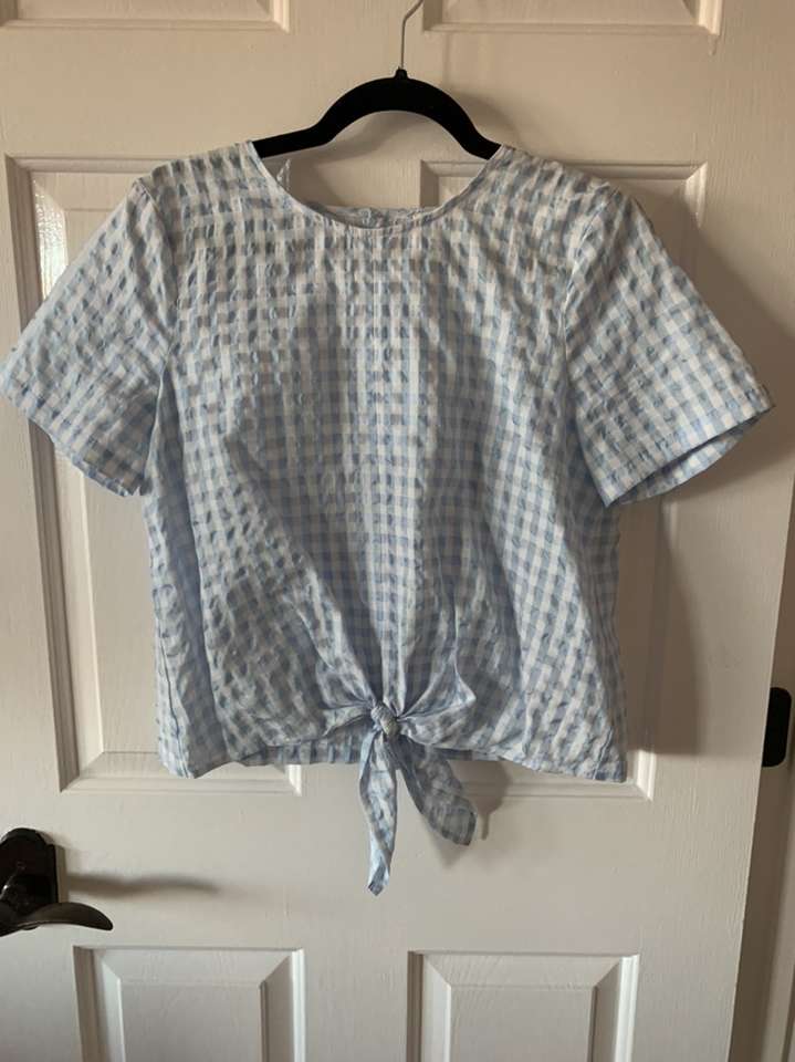 Gingham Madewell Shirt Size Medium