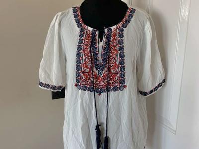 Fever Embroidered Shirt Size Large