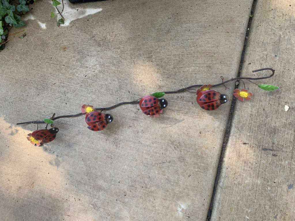 Ladybug Decoration Metal
