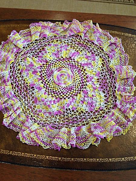 Vintage Purple Doilie