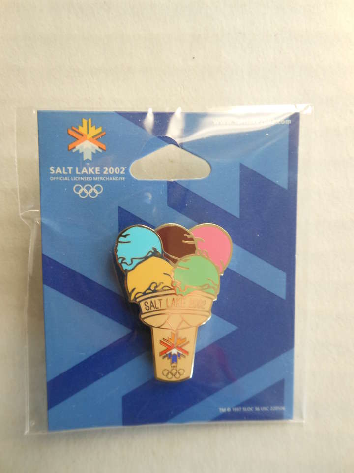 2002 Olympic Ice Cream Pin