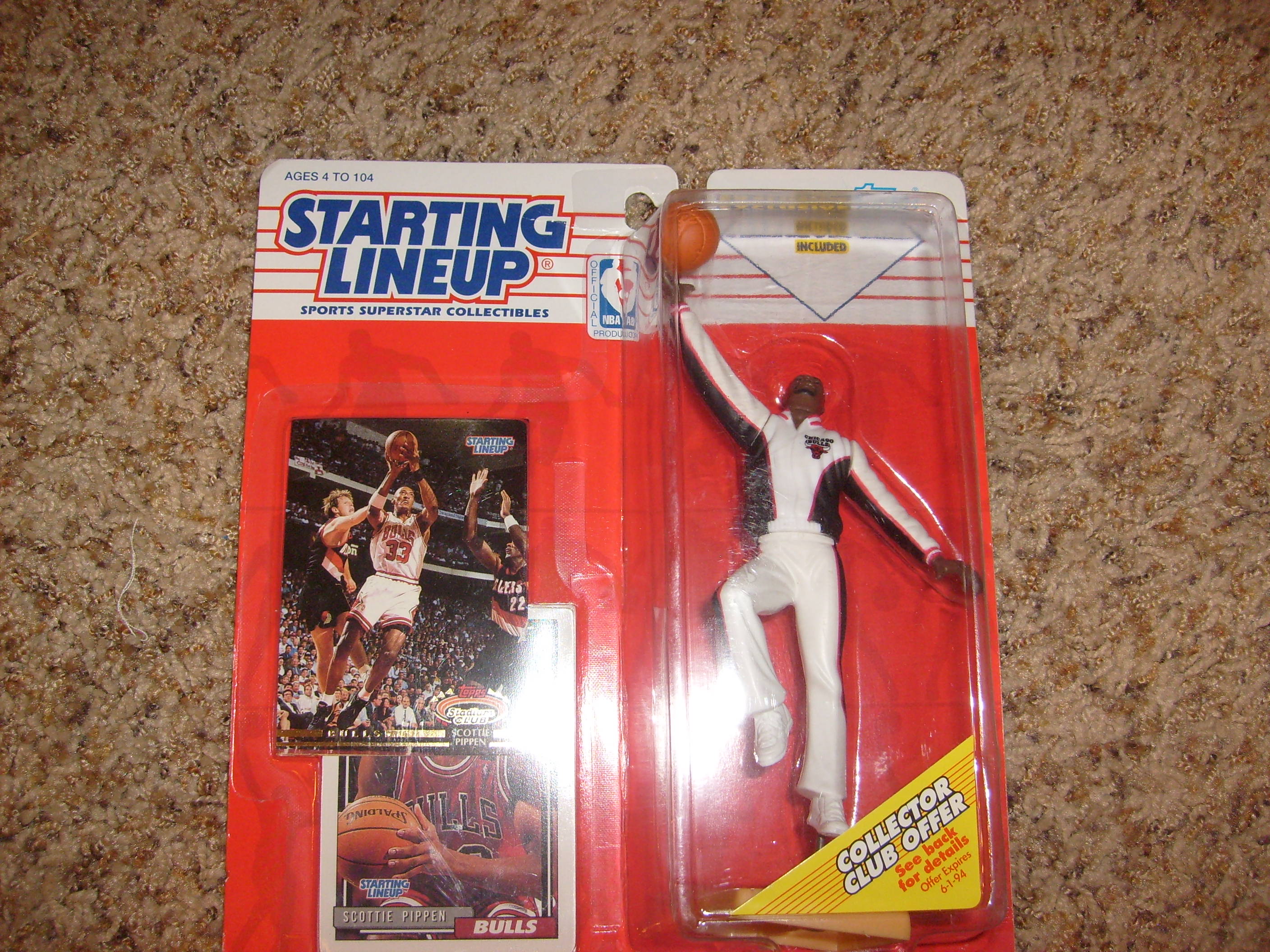 Starting Lineup ACTION FIGURES Scottie Pippen Collectibles VINTAGE TOYS 1993