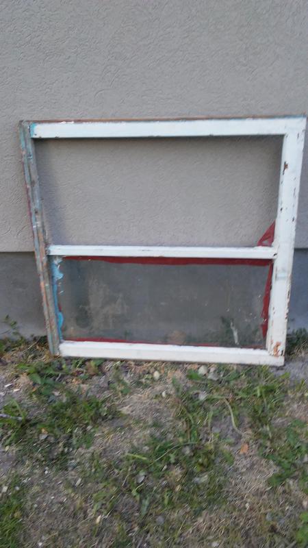 Antique Broken Window