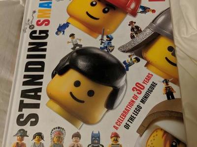 Lego standing small hardbook book