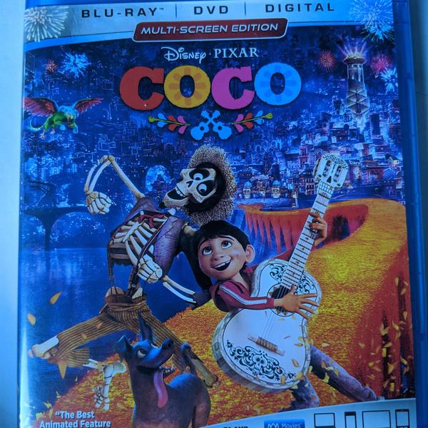 Coco (Blu-ray/DVD, 2018, 2-Disc) No Digital