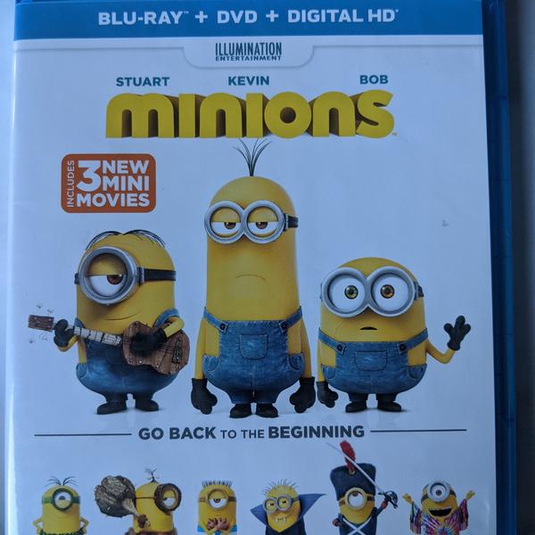 Minions (Blu-ray + DVD Disc, 2015, 2-Disc Set)