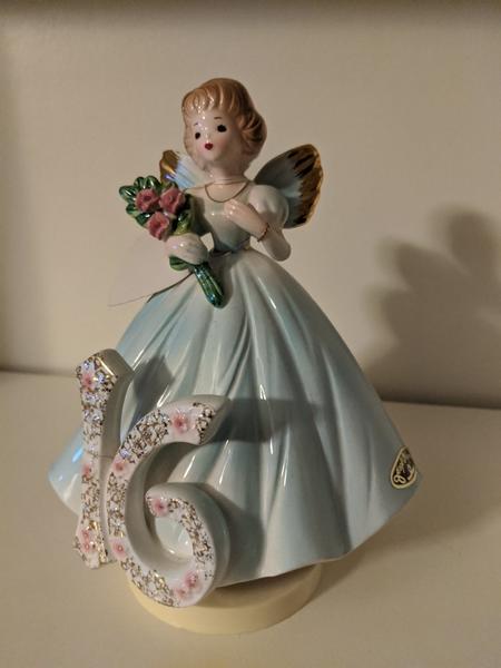 Vintage Josef Originals Birthday Angel # 16 Music