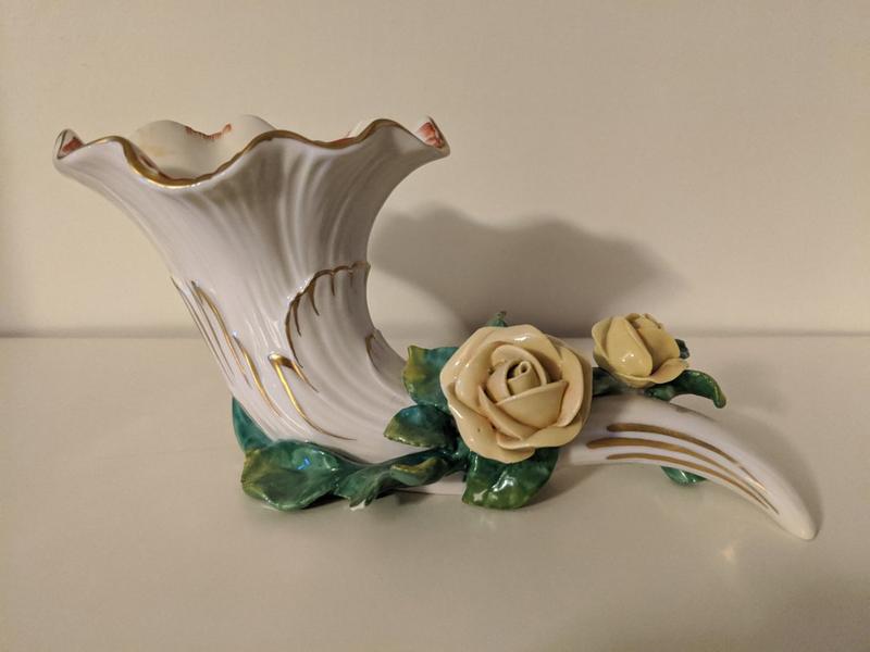 Vintage frakenthal porcelain flower figurine