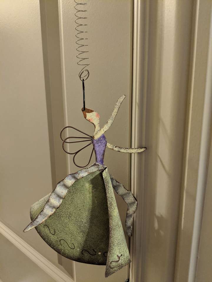 Metal hanging fairy