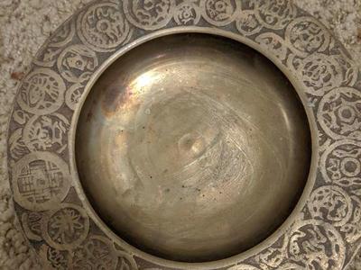 VINTAGE Thin SOLID BRASS BOWL FROM KOREA