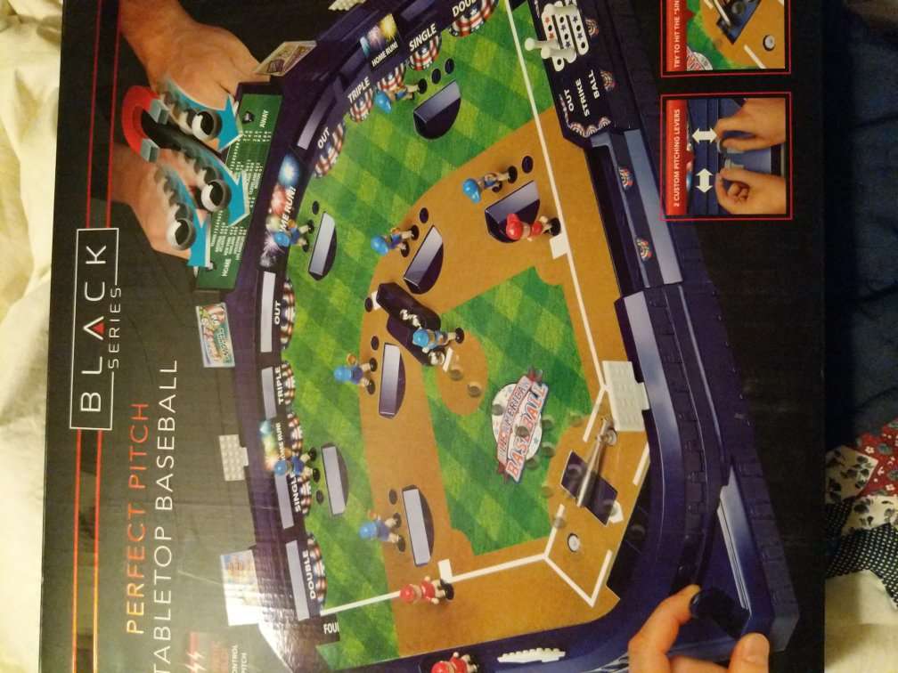Black series perfect pitch table top baseball