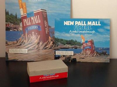 80’s Salesman’s Samples Pall Mall Set Of Three!