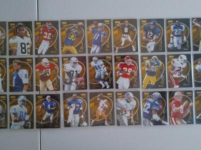 1996 Pinnacle Zenith Football Complete Set