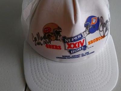 Super Bowl 24 Autographed Hat
