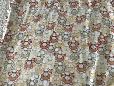 Reversible flannel blanket