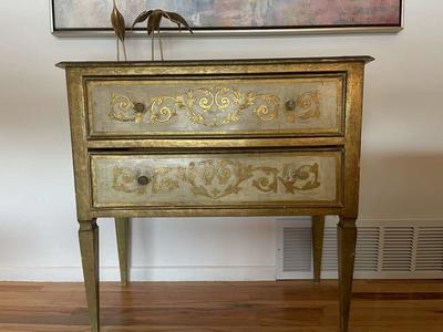 AntiqueFlorentine Amalfi Side table 2 drawers