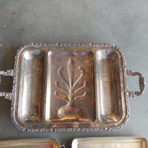 Sheridan Silver on Copper Serving Tray