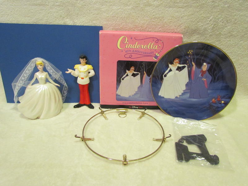 Cinderella Bride-Prince Charming Ceramic Figurines