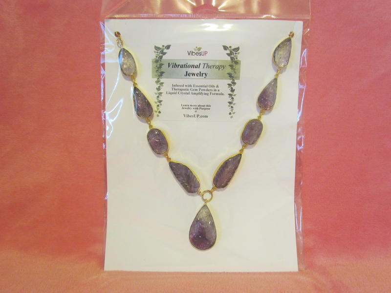 NEW-VibesUP Amethyst Queen of the Kingdom Necklace