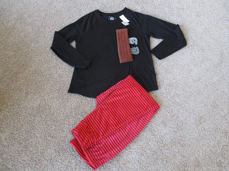 New SO women's PJ set, L, w/ eye mask, long sleeve