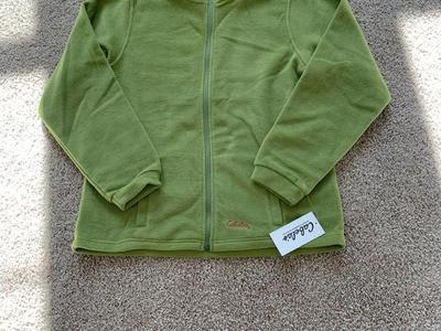 NWT Cabela's Youth boys fleece full zip jacket, Green, Size XL