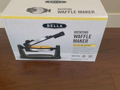 New Never Opened Bella Stainless Steel Waffle Maker
