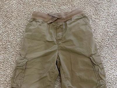 Crazy8 Khaki Cargo Shirts Boys Size 8 Cotton Used
