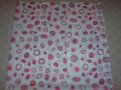 New Polka Dot Fabric Shower Curtain Bathroom Decor Pink Gray