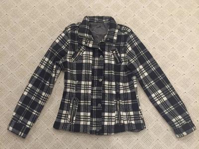 JOUJOU Black & White Plaid Jacket MEDIUM
