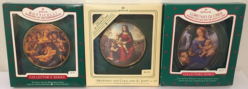 Complete Hallmark Series Art Masterpieces Ornaments