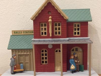 Vintage Hallmark Halls Station