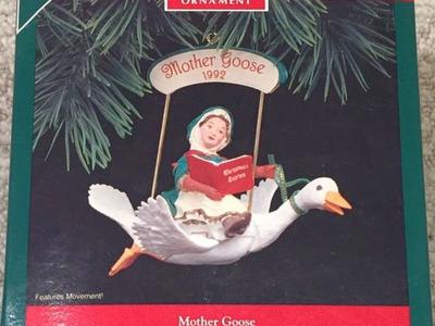 Mother Goose Hallmark Vintage Christmas Ornament