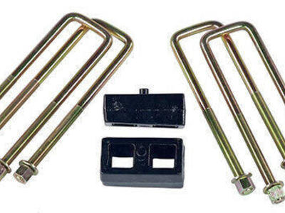 Cognito Motorsports 4 inch Steel Block 16 inch length U-Bolt Kit GMC Chevy Chevrolet BUK10-4.0S-16 Duramax