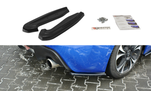 Maxton Design V1 Rear Side Splitters Subaru BRZ Sion FRS F-RS Toyota 86 Part Number: SUBRZ1FRSD1G