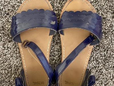 Little Girl Size 9 Blue Cute Sandals Gymboree