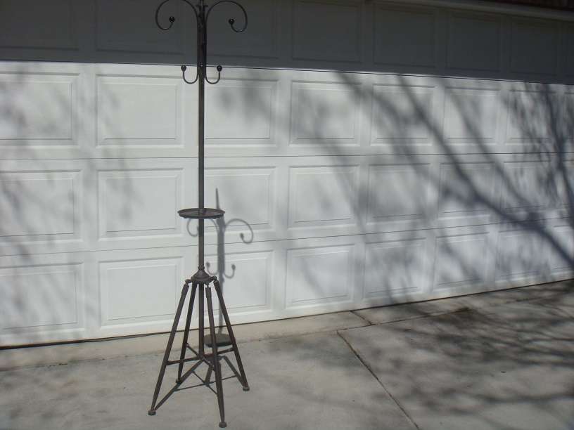 Cool coat rack great shape 801-441-8632