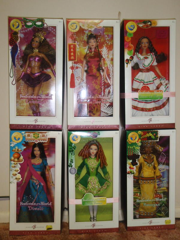 Barbie Festivals of the World - 3 dolls $50 each