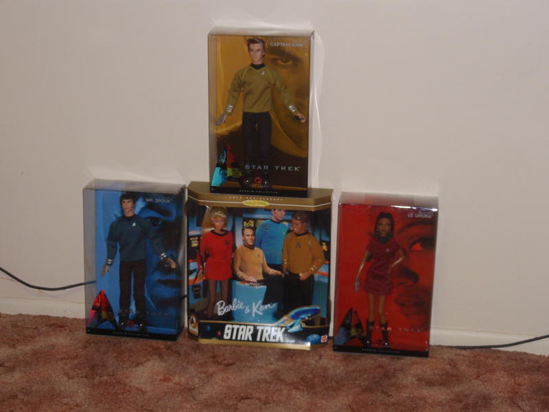 Barbie Star Trek 5 doll set