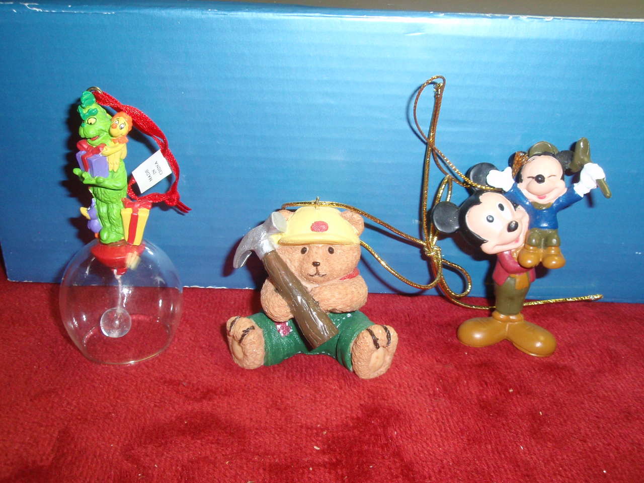 X-Mas Ornaments - 17 ornaments - $3 to $5 ea